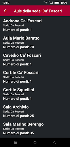Ca' Foscari sedi ed aule screenshot 3