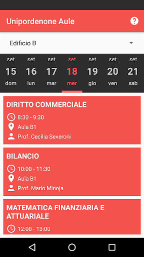 Unipordenone Aule screenshot 1